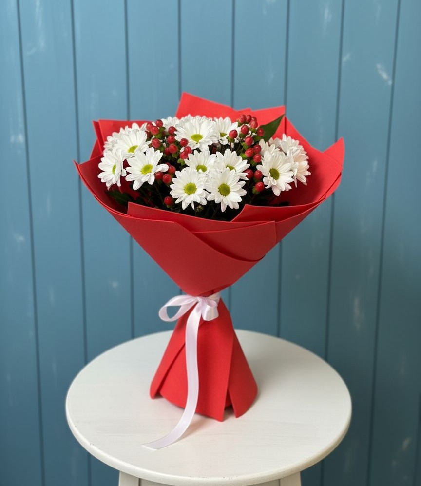 Букет цветов из: Хризантемы в Софрино