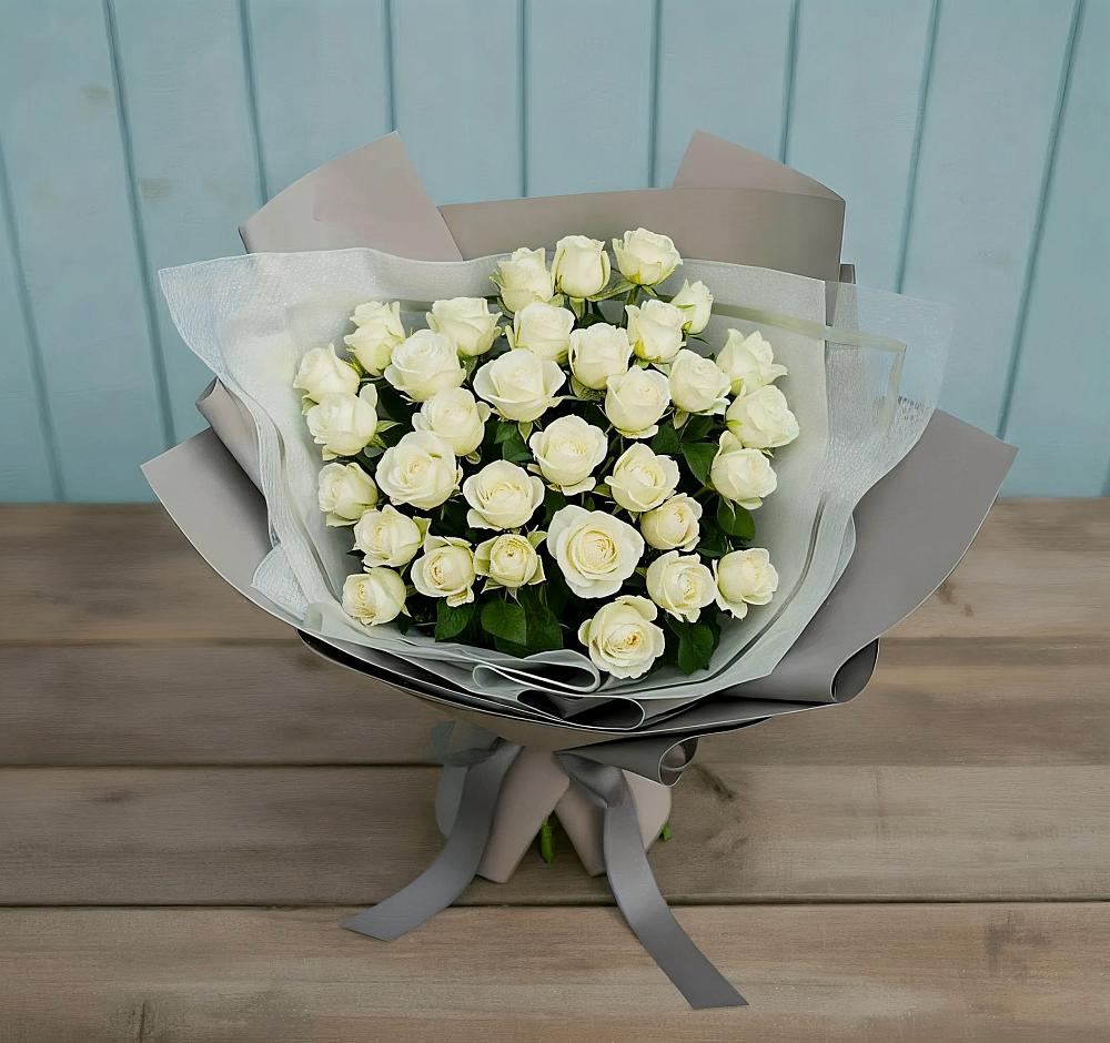 Букет Белоснежная нежность в Софрино