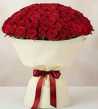 Букет 101 Красная роза Милано в Софрино