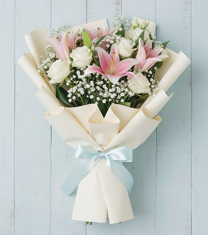 Букет цветов из: Лилии в Софрино