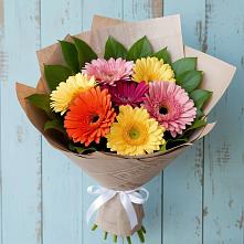 Букет цветов из:  Герберы #REPLACE_PRED# Софрино