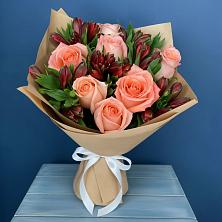 Букет цветов из:  Розы и Альстромерии в Софрино