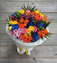 Букет цветов из:  Розы и Хризантемы в Софрино