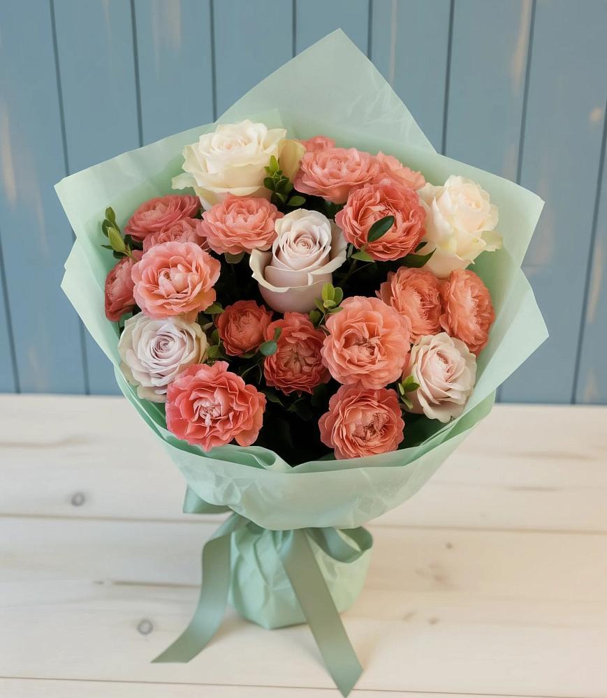 Букет цветов из: Розы в Софрино