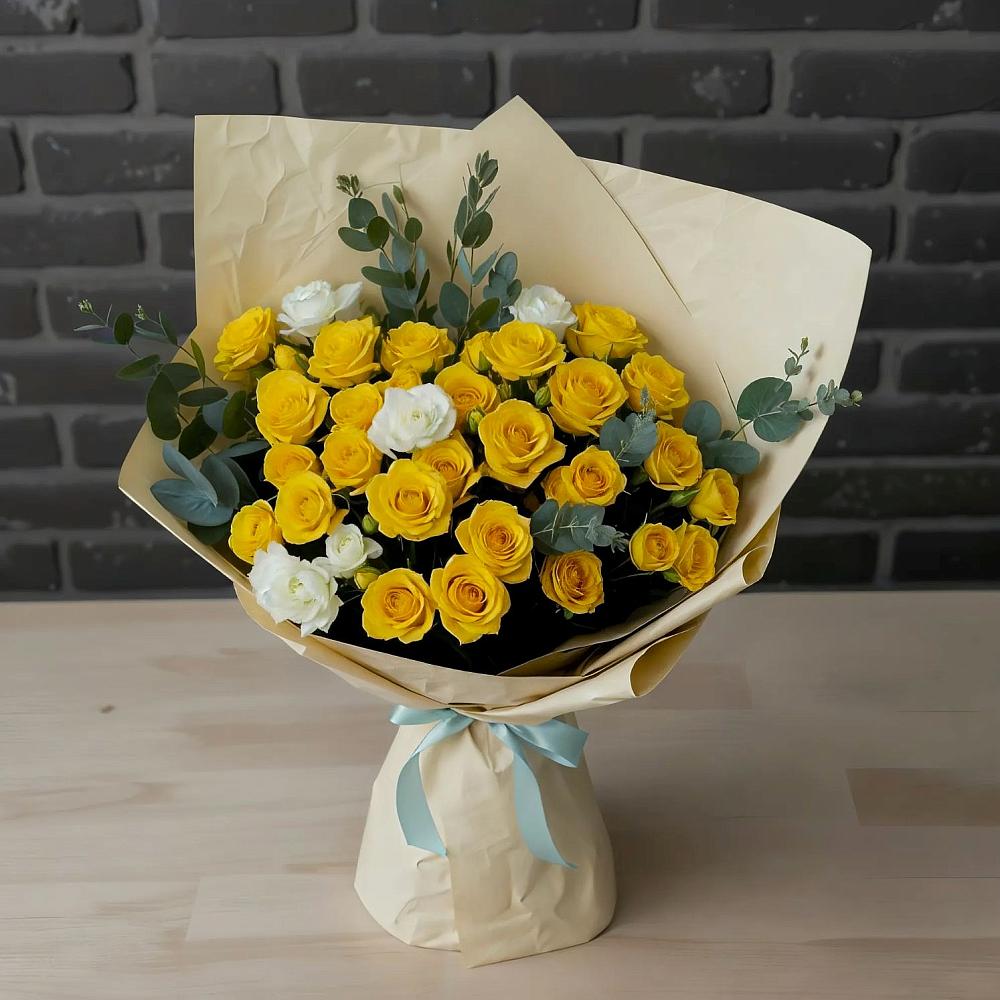 Букет цветов из: Розы в Софрино