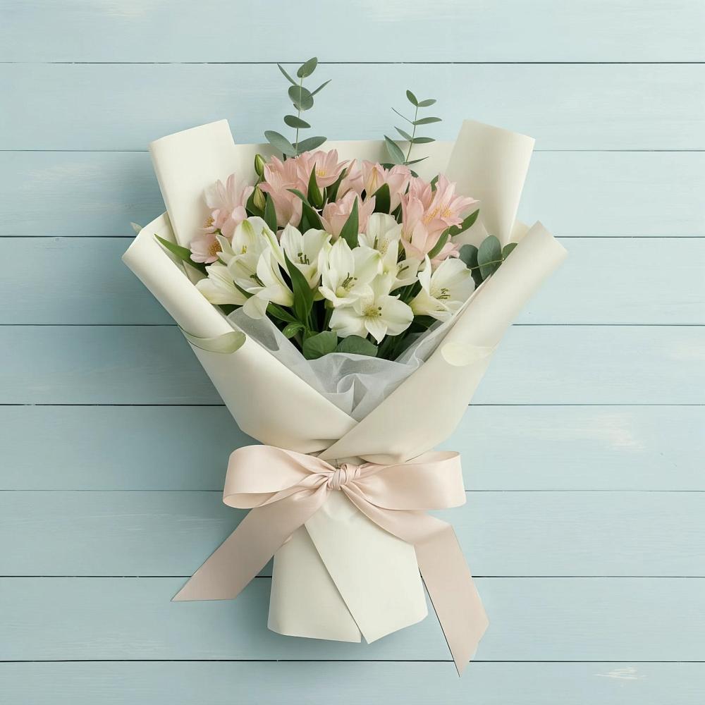 Букет цветов из: Альстромерии в Софрино