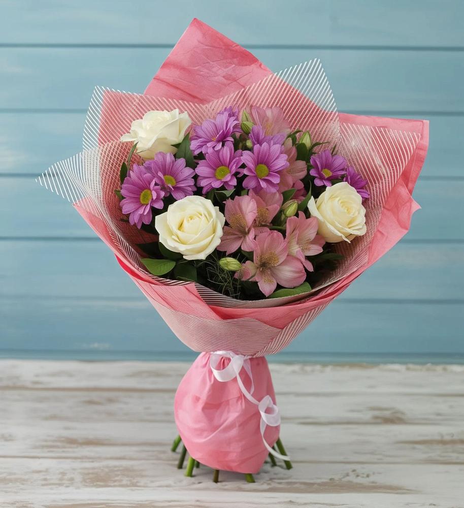 Букет цветов из: Герберы в Софрино