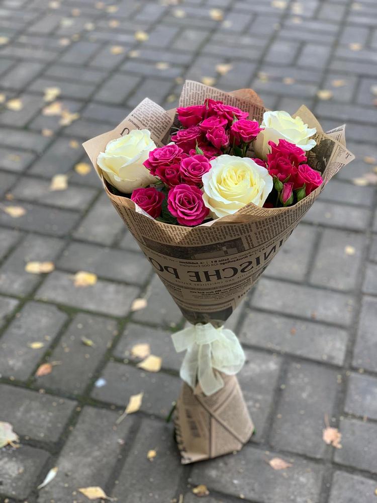 Букет цветов из: Розы в Софрино