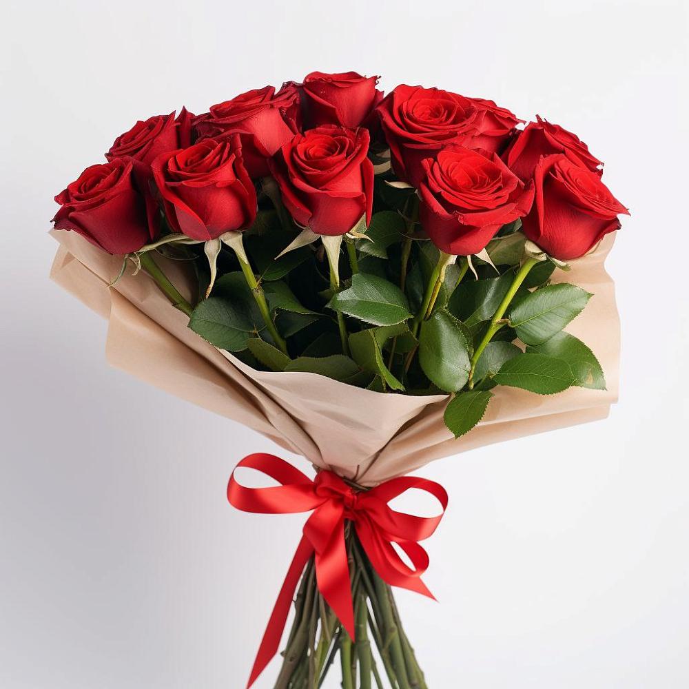 Букет 11 Красных роз Эдлесс Лав в Софрино