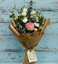 Букет цветов из:  Розы и Лизиантусы #REPLACE_PRED# Софрино