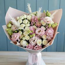 Букет цветов из:  Альстромерии и Розы в Софрино